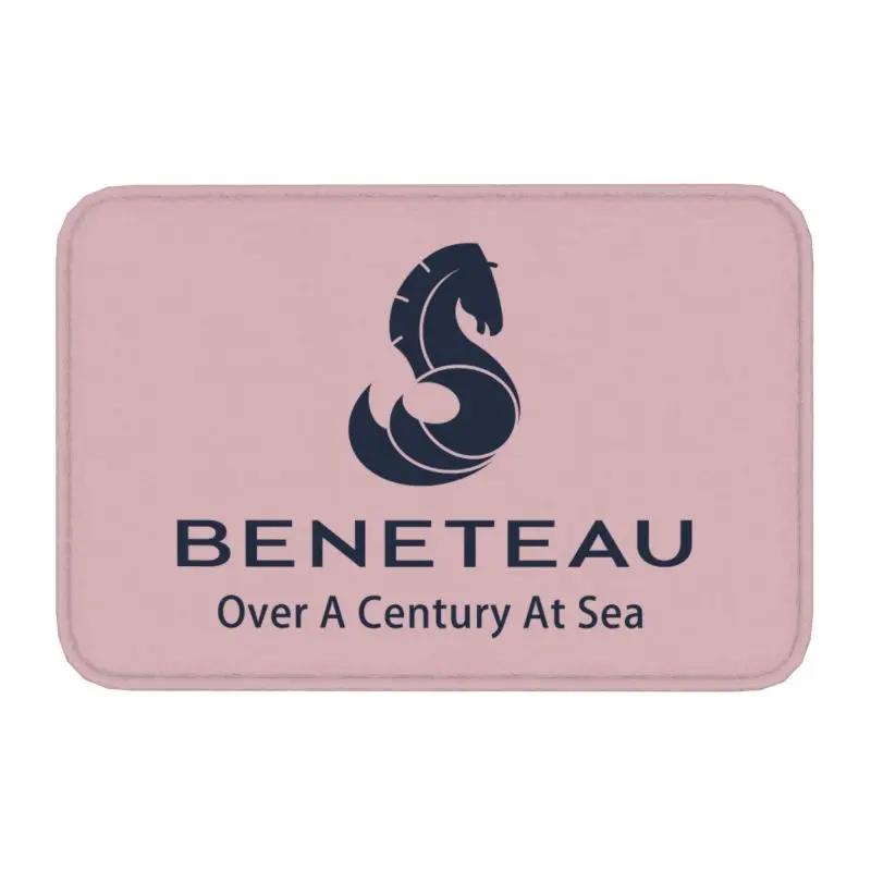 Beneteau Zeilboot Logo Deurmat Antislip Keuken Badkamer Mat Toilet Vloer Entree Tapijt Vloerkleed 60x90cm24x36in