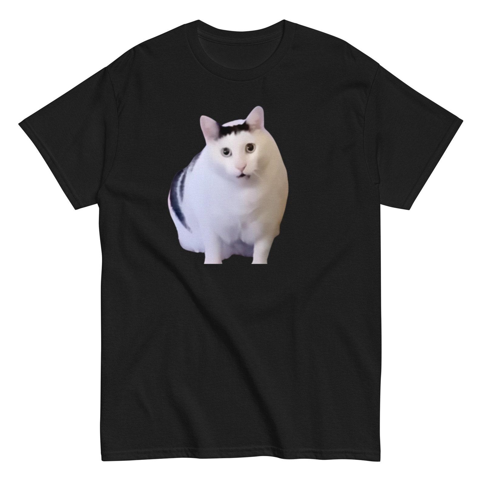 Huh Cat Meme T-Shirt Funny Cat S