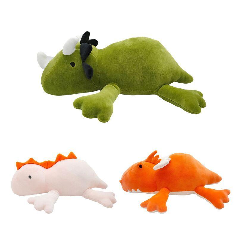Weighted Dinosaur Plush Toy Doll Anak Patung Pillow For Kids Room Decor