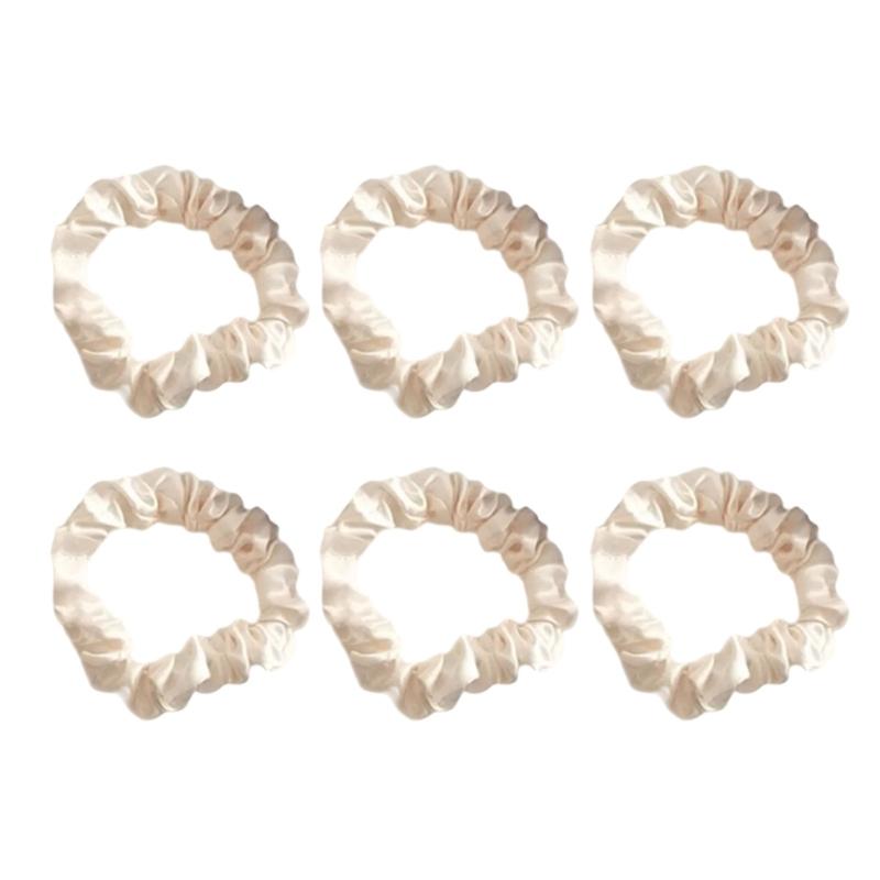Silk Like Hair Rope Hair Bun Scrunchies Elastic Hair Rope Big Hair Scrunchy HairBands Female Accessories