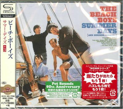 CD BEACH BOYS  Summer Days And Summer Nights  UICY25594 CAPITOL 2016 Japan Obi Rock