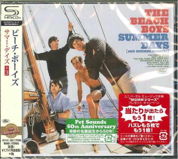 CD BEACH BOYS  Summer Days And Summer Nights  UICY25594 CAPITOL 2016 Japan Obi Rock