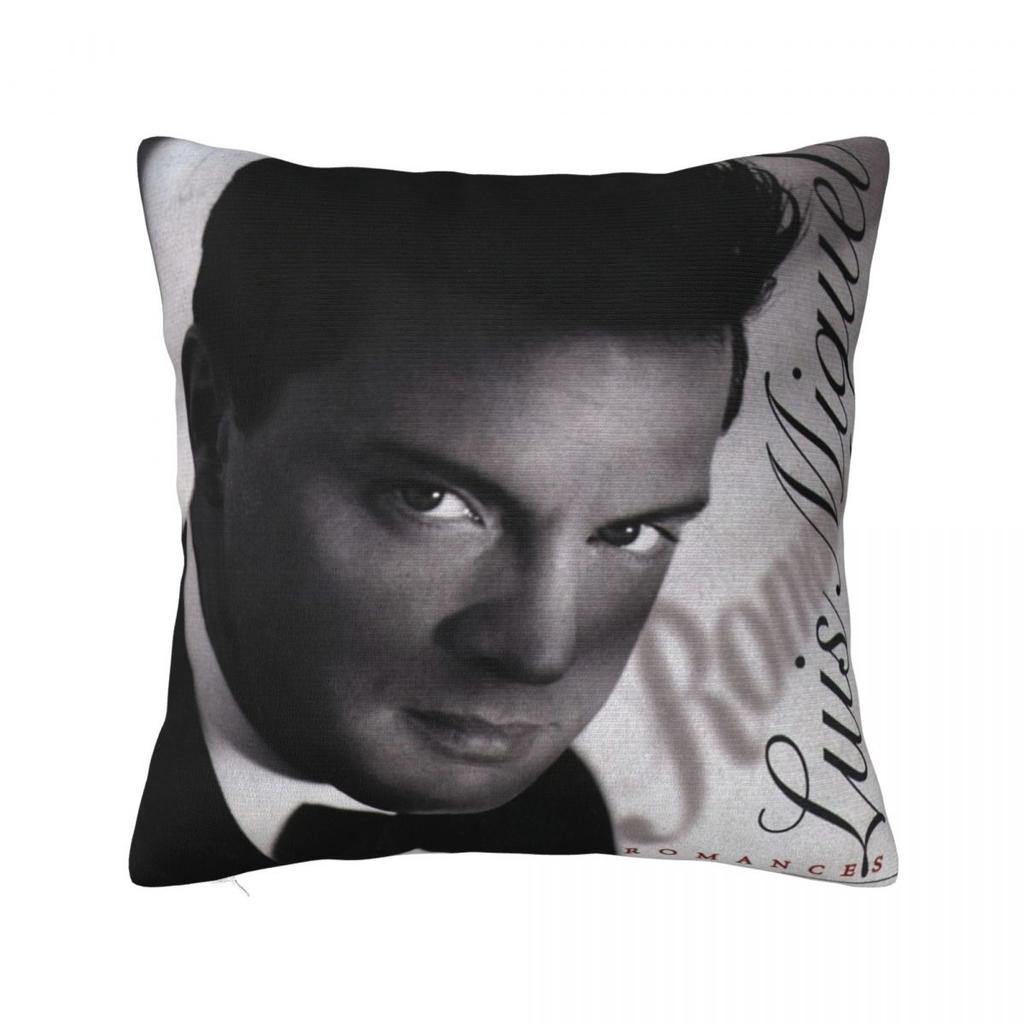 Luis Miguel Album Romance Tanktop Kissenbezug Weiche Polyester Kissenhülle Geschenk Kissenhülle Schlafzimmer Quadratisch 45*45cm