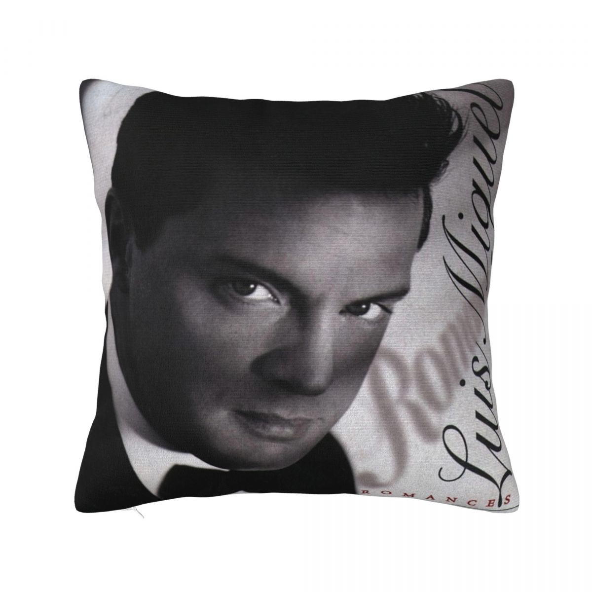 Tonnika Chen Unisex Luis Miguel Album Romance Tank Top Pillowcase Soft Polyester Cushion Cover Gift Throw Pillow Case Cover Bedroom Square 45*45Cm