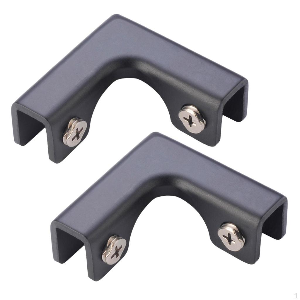 2 Pieces Fish Tank Fixing Bracket Glass Clip Clamp for Aquariums