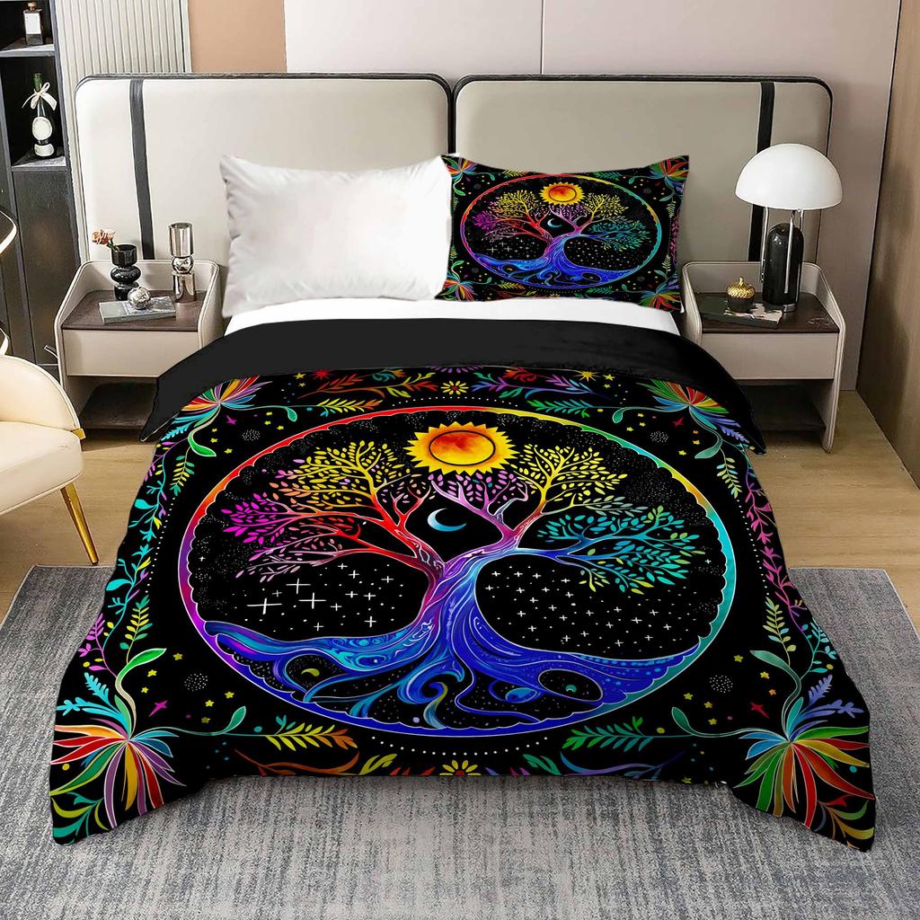 Shenshu 3D Digital Printing Three-Piece Set, Bedding Quilt Cover, Direct Sales