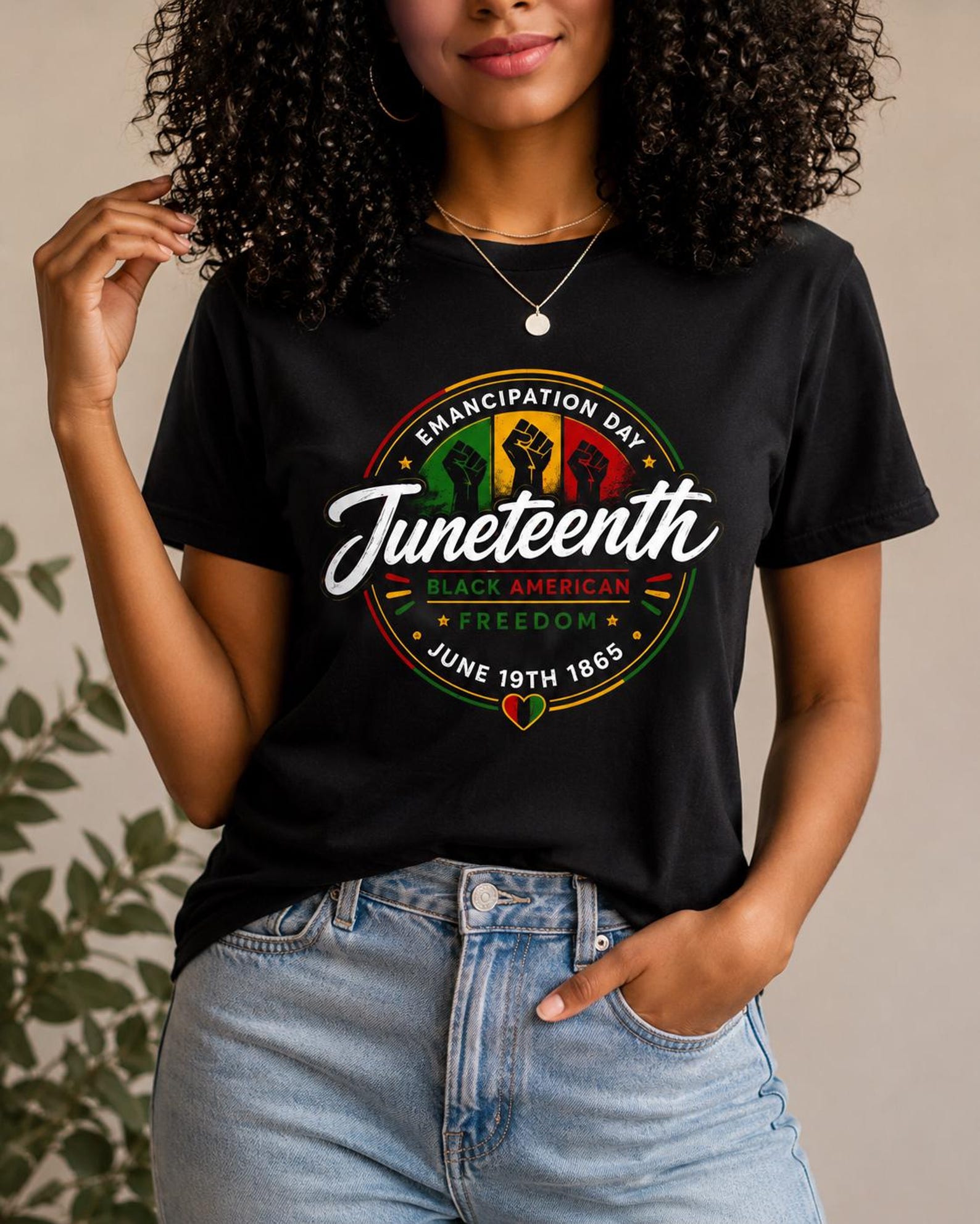 Juneteenth Black American Freedom Shirt, Emancipation Day Celebration Tee S