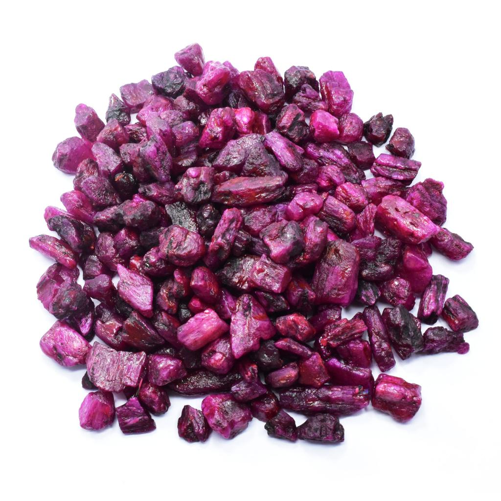 400 Ct NATURAL Red Ruby, Uncut Rough CERTIFIED Loose Gemstone Lot