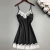 Satin Sleepwear Women Ladies Nightwear Nightdress Sexy Lingerie