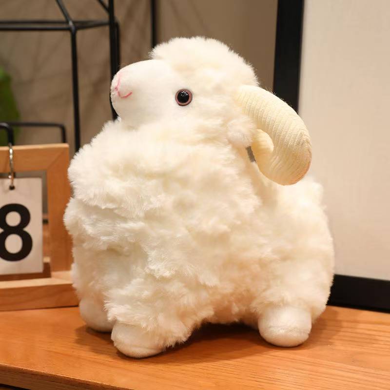 Neueste Dodo Lamm-Puppe Kawaii Stofftier Plüschtier Handgemachte Puppe Cartoon Anime Niedlich Kindergeburtstagsgeschenk Puppe Weihnachten