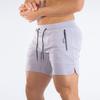Heren joggingbroek met ritszakken, fitness, sportshorts, heren zomer hardloopbroek, korte broek, heren jogger, mesh workout, strandsport, korte broek