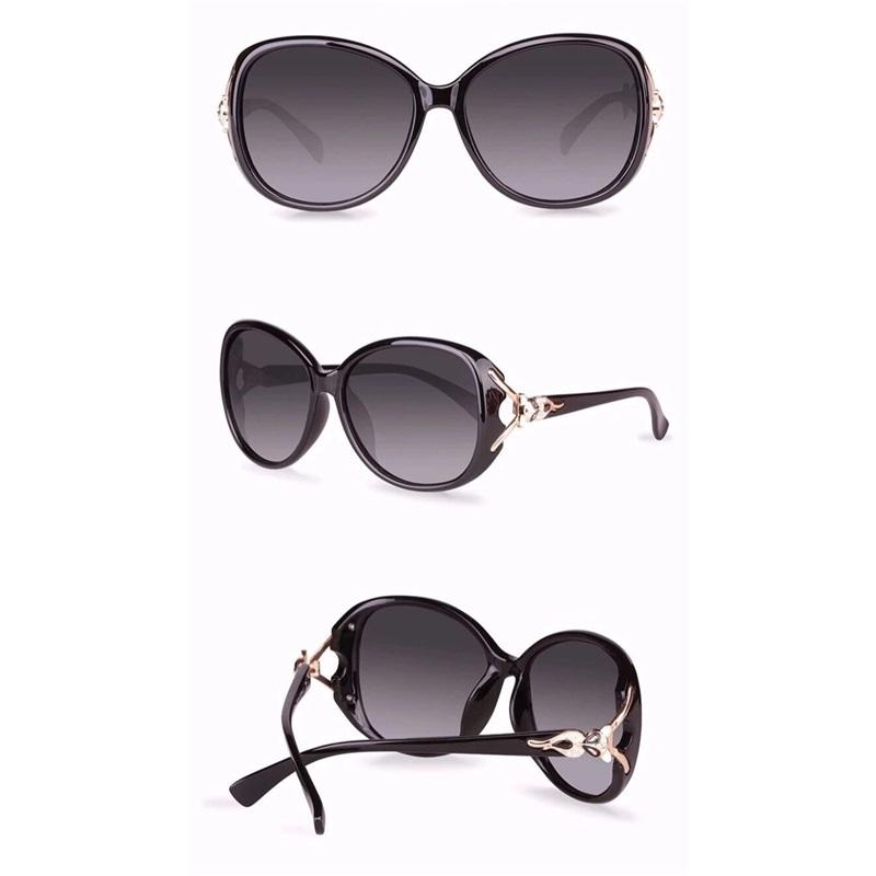 Polarized Sunglasses Women's New High End Sense Of Anti Ultraviolet Elegant Eyes Big Frame Sunglasses