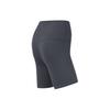 Li Ning Fitness Series Einfarbig Slim High Waist Atmungsaktiv Bequem Sportshorts Damen Shorts Cool-Black AUSU030-3