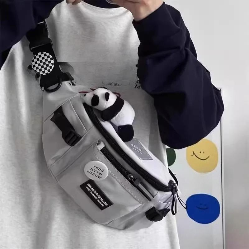 1PC Back To School Season Bag, Sports Waist Bag, New Storage Bag, Multifunctional Bicycle Chest Bag Backpack, Unisex