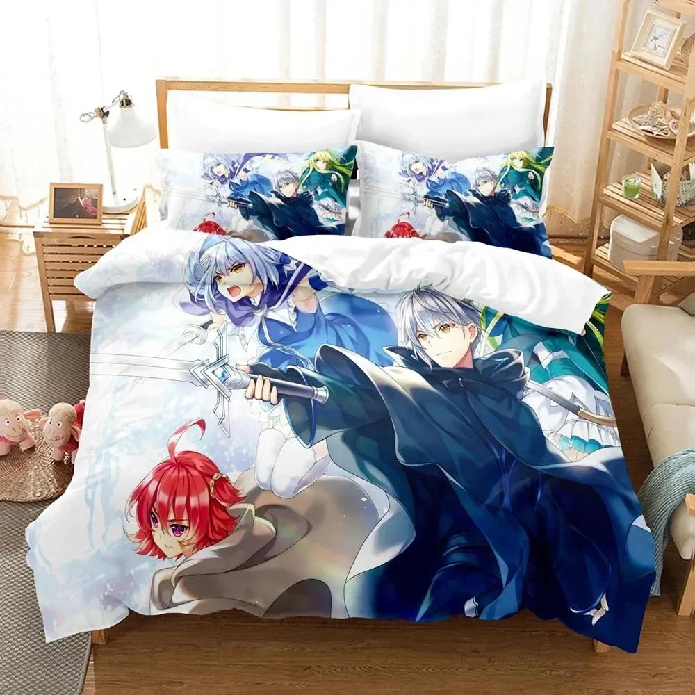 3D Print Seirei Gensouki Anime Comfortable Duvet Quilt Cover Pillowcase Bedding Set Children Bedroom Decoration Home Textile
