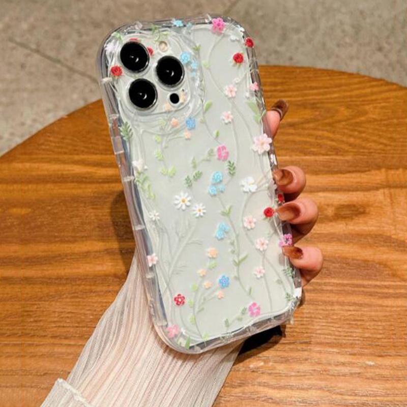 Case For Samsung Galaxy S24 Ultra S23 Plus A55 A35 A54 A24 A14 A25 A15 A34 A53 A33 A73 A50 A30 M54 S20 S21 FE Cover Flower Soft