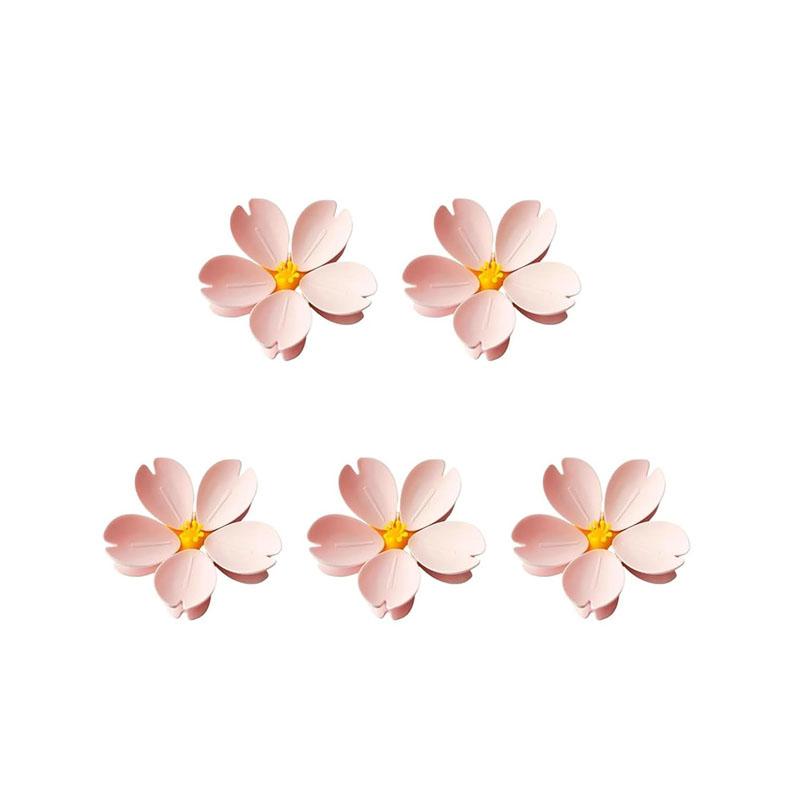 5/10pcs Cherry Blossom Magnetic Bag Clips 3D Flower Food Seal Clips Reusable Grip Stick Potato Chip for Snack Bags Kitchen Home