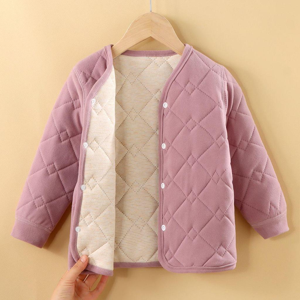 Children's Warm Quilted School Uniform Inner Layer for Boys & Girls - Autumn/Winter Style