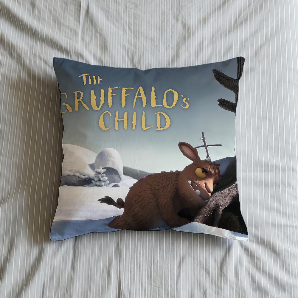 The G-GGruffalo Cushion Cover Outdoor Sofa Decorative Square Living Room Bedroom Car