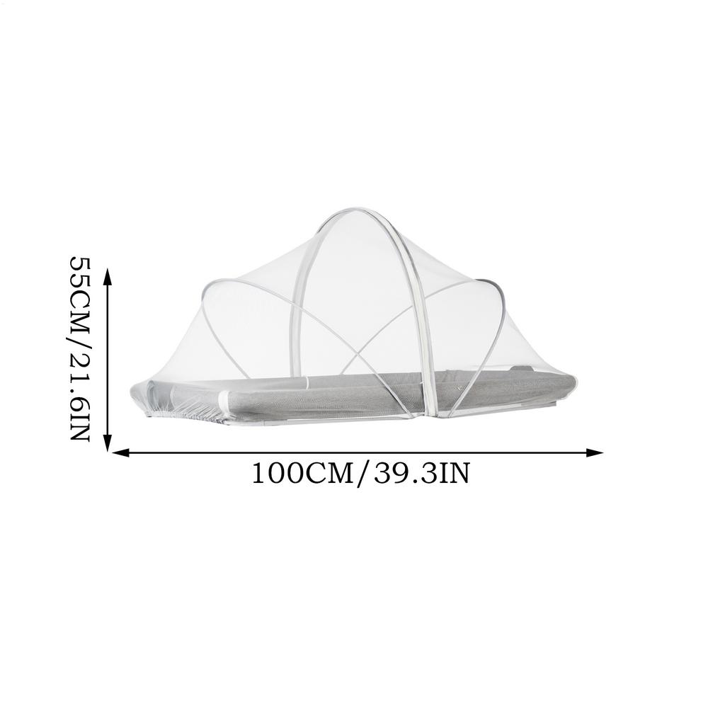 

Детская кроватка Москитная сетка Складной барьер от насекомых/жуков Дышащая сетка Чехол для коляски Вентилируемая сетка для кровати для безопасного сна младенца
