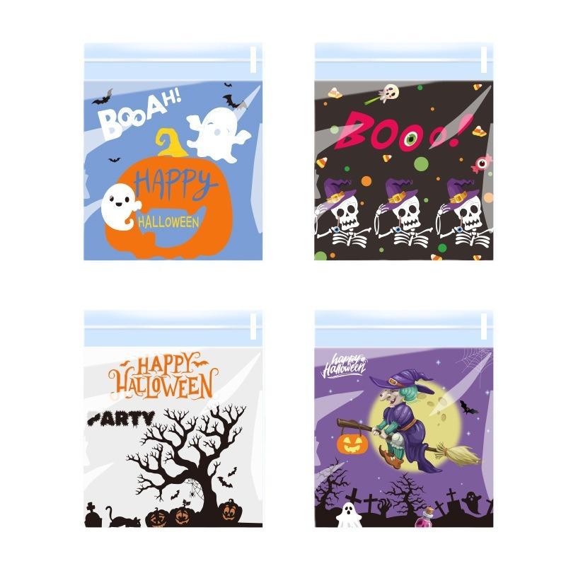 Halloween Self-Seal OPP Candy Cookie Bags 50pcs