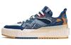 001 UNBLOCK Denim Slip Resistant, Impact Resistant, Abrasion Resistant Low Top Skateboard Shoes Men's AGCT085-1