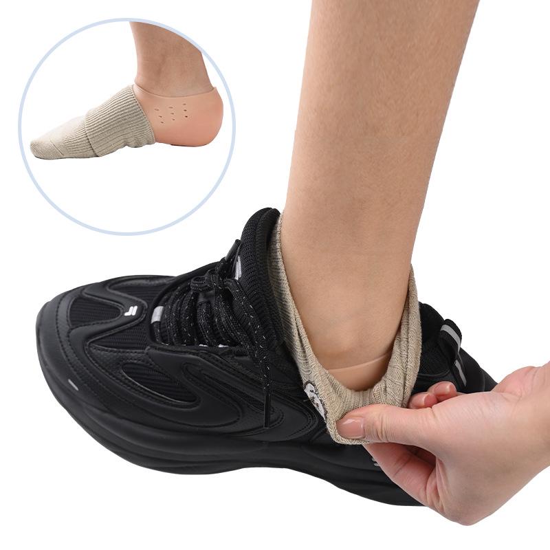 Unisex Invisible Height Boosting Non-Slip SEBS Heel Cup Liners for Sports