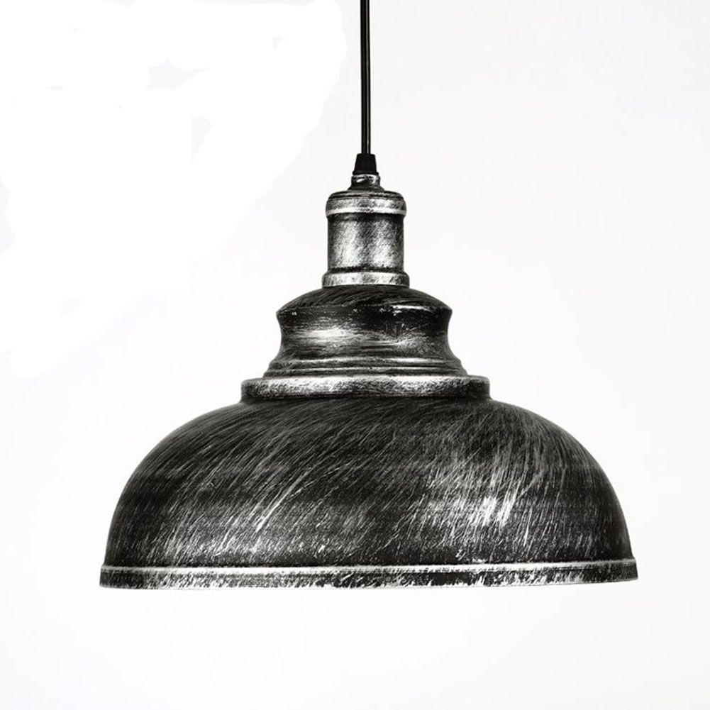 Stropní závěsné svítidlo lehké kovové stínidlo Vintage Industrial