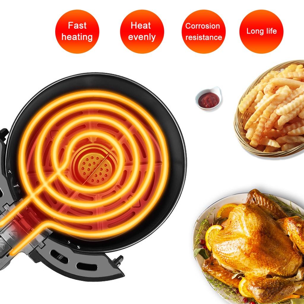 5L 360 Degree 220V Smart Electric Air Fryer Oven Home Cooking LCD Display Baking Deep Fryer Without Oil Electric Deep Fryer French Fries Cooker