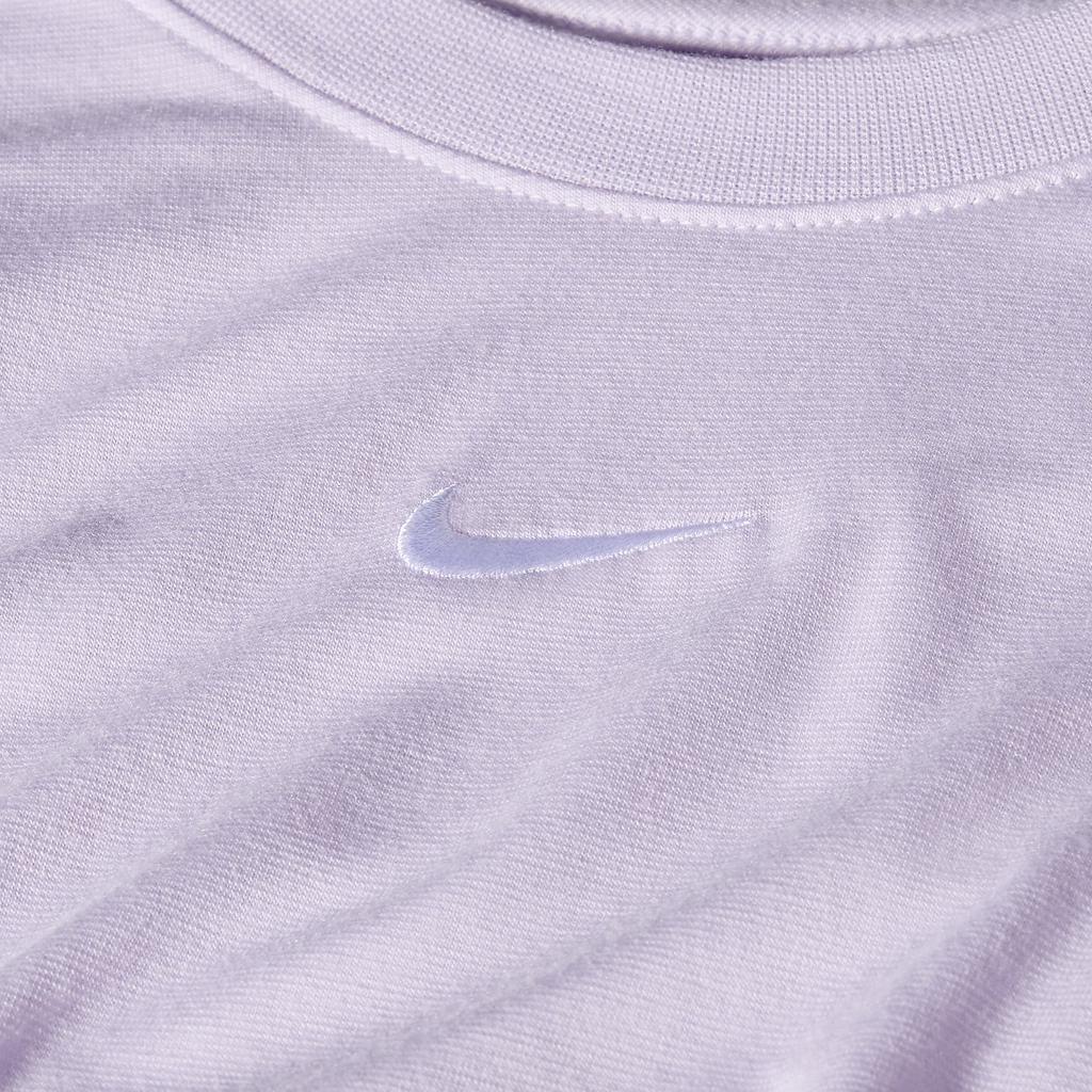New Nike Sportswear Essentials Series T Shirt Women's Light Purple FB2874-511