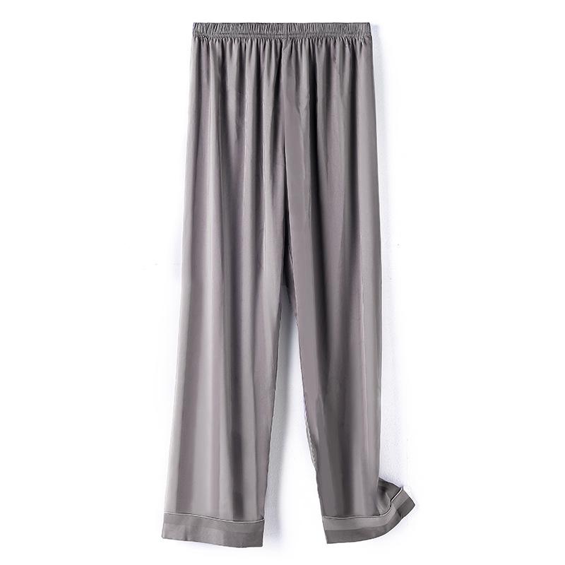 2023 Spring & Autumn Silk Drape Pajama Pants - Loose Fit, Long Ice Silk Homewear (BC3205)