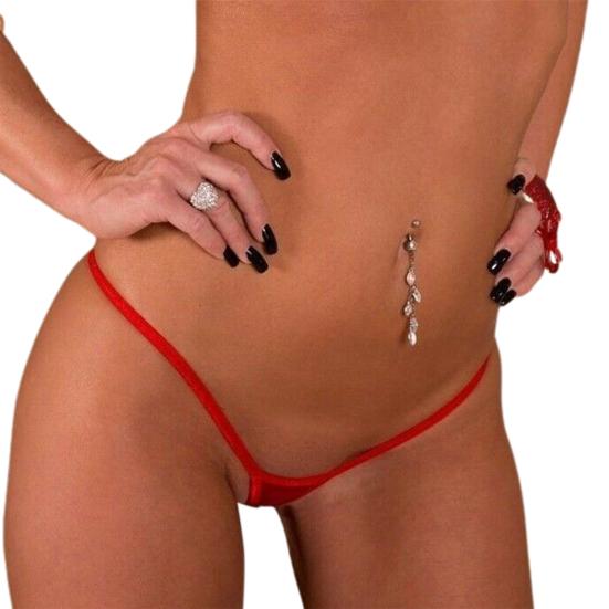 Populær Stretchy Simple Women G-string Attraktiv Good Touch Thong for daglig bruk