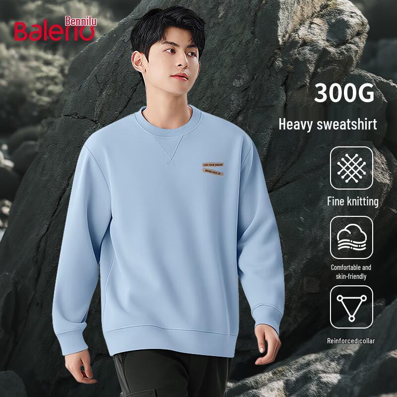 

Baleno Men s 2025 Autumn Heavyweight Crewneck Sweatshirt XL