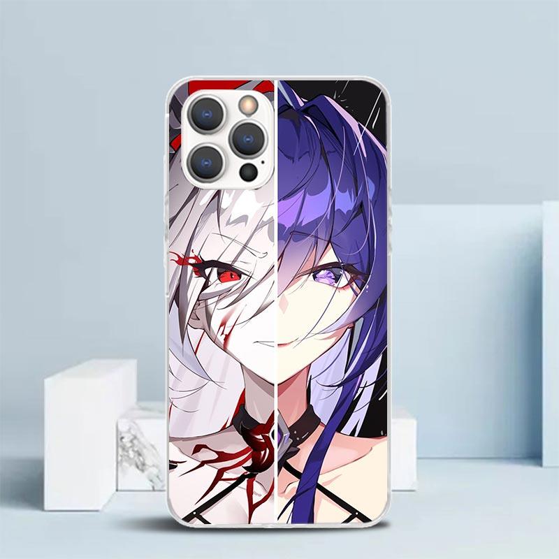 Honkai Star Rail Acheron Soft Cover for iPhone 16 17 Air 15 14 Pro Max 16E Phone Case 13 Mini 12 11 7 SE 8 Print Pattern Fit Cas