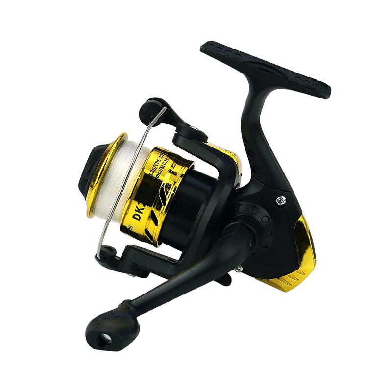 Folding Spinning Fishing Reel With 100M Fishing Line 5.1:1 Gear Ratio Portable Ultralight Fishing Reel