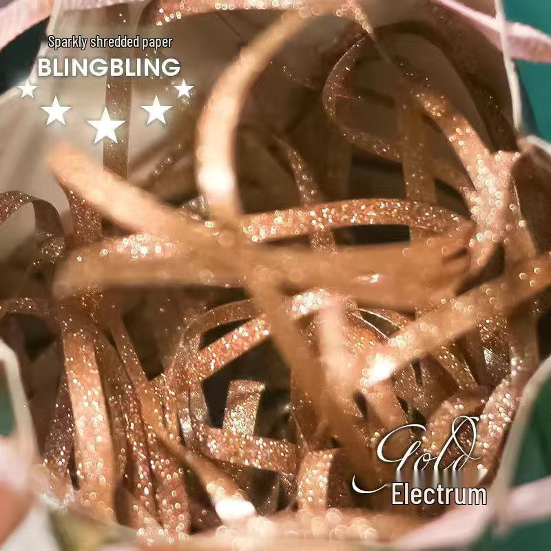 Raffia Shredded Paper Filler for Gift Boxes - Perfect for Birthdays, Weddings, Candy, and Souvenirs