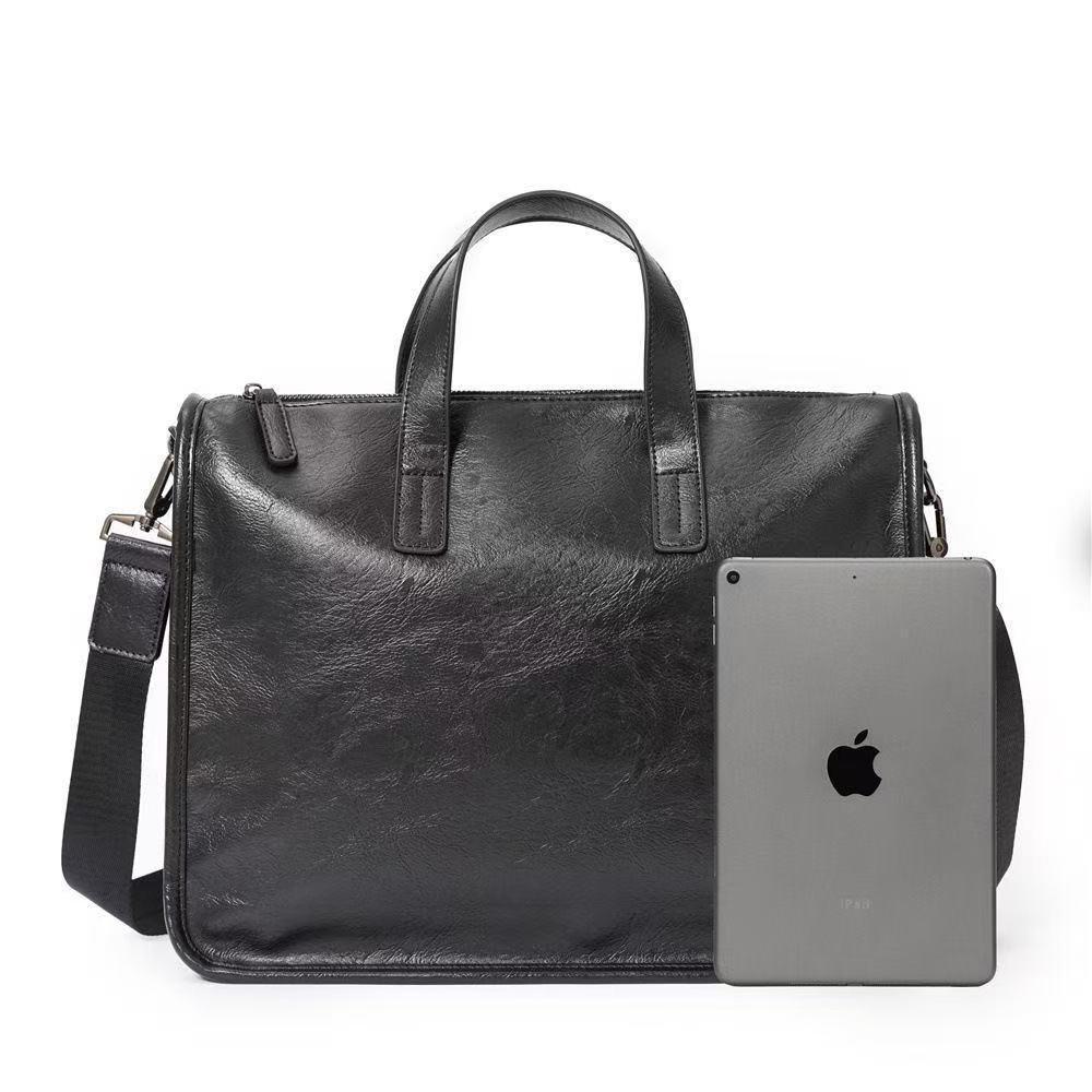 Stylish Men's Business Briefcase: Large-Capacity Handbag & Laptop Shoulder Bag