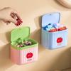 Compartmentalized Cotton Swab Storage Box Dopamine Cotton Swab Storage Tool Makeup Cotton Box