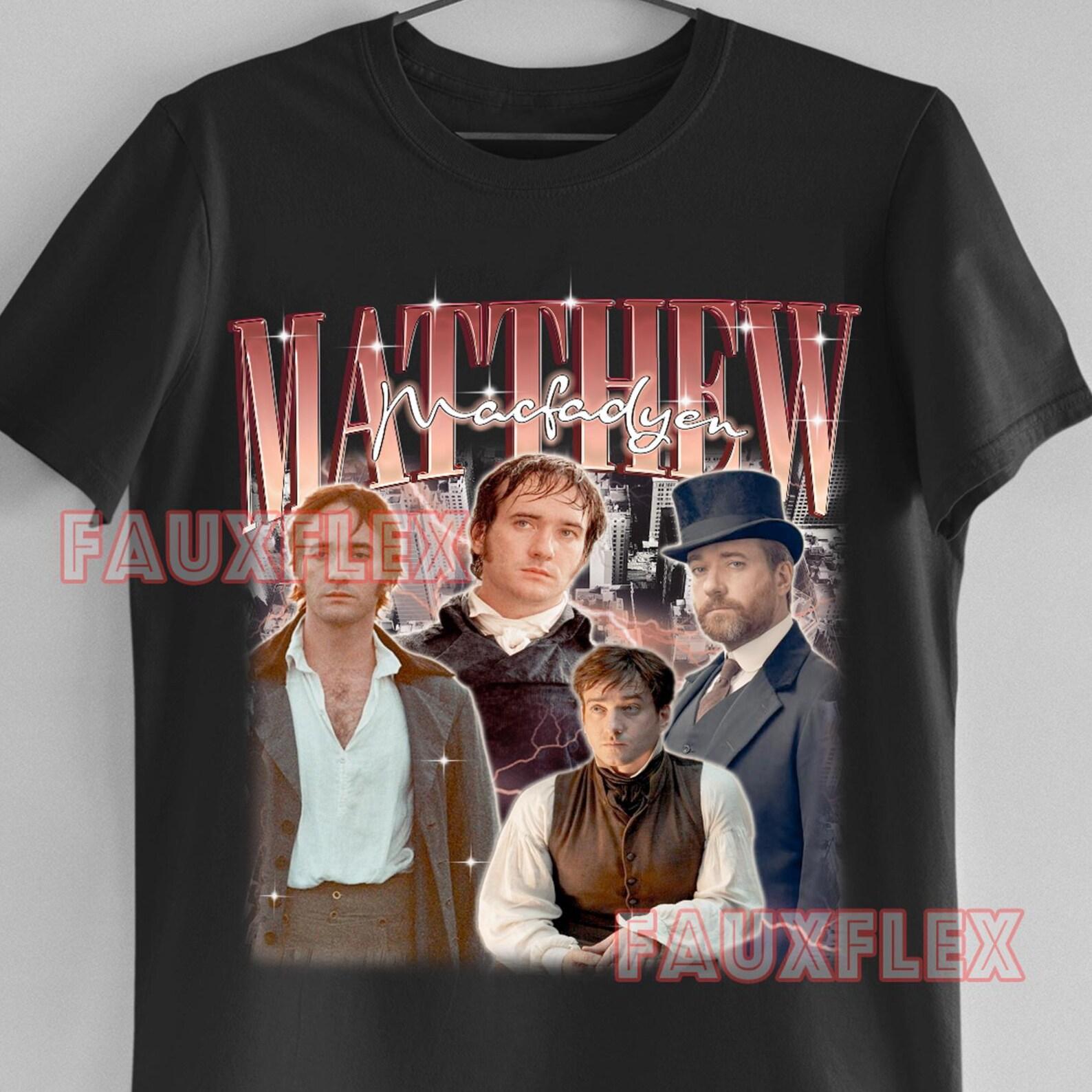 MATTHEW MACFADYEN Shirt, Matthew Macfadyen Retro T-Shirt, Matthew Macfadyen Vintage Tees, Matthew Macfadyen Fan Tee, Macfadyen Merch Gift 3XL