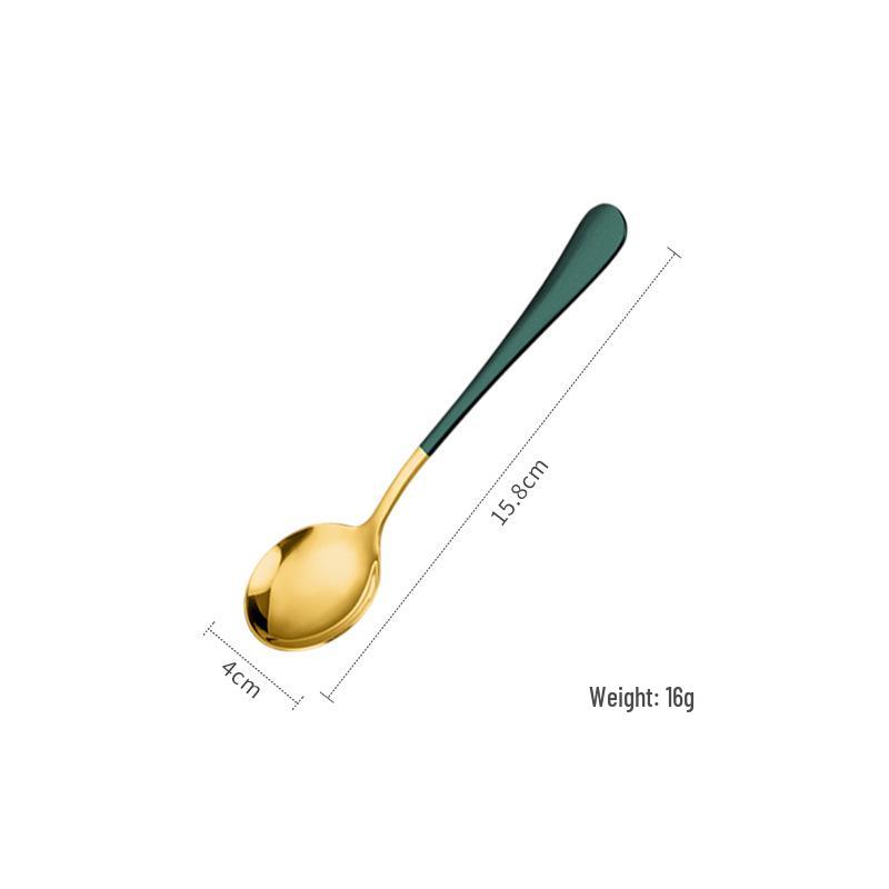 

Милая ложка из нержавеющей стали с длинной ручкой в корейском стиле с рисунком арбуза