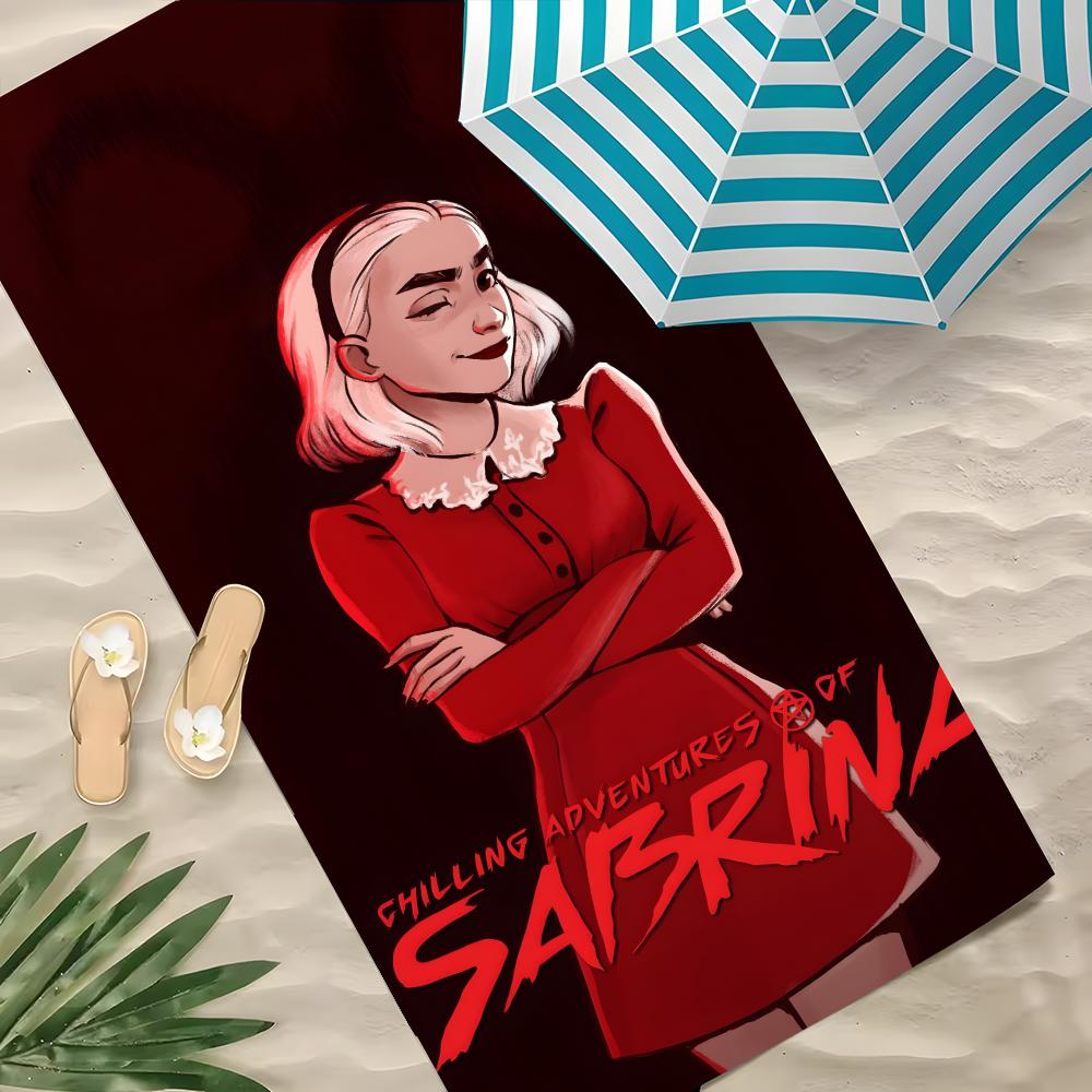 S-Sabrina Towel Polyester Beach Towel Quick Dry Sand Free Bath Towel for Summer Pool Travel Vacation