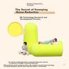 3M Noise Cancelling Sleep Earplugs Comfortable Non-harming Ears Noise-cancelling Earplugs for Work and Study Pink Storage Box + 8 Earplugs