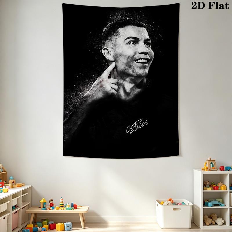 Ronaldo'S Artistic Tribute Visual Masterpiece Bedding 1 Duvet Cover 2 Pillowcase Without Core Christmas Birthday Gift
