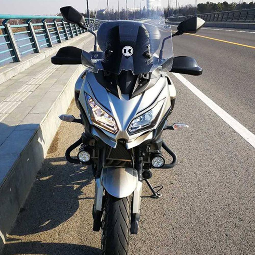 For Kawasaki Versys 650 KLE650 Motocycle Hand Handle Guard Protector Handlebar Handguards Shields Brake Clutch Windshield