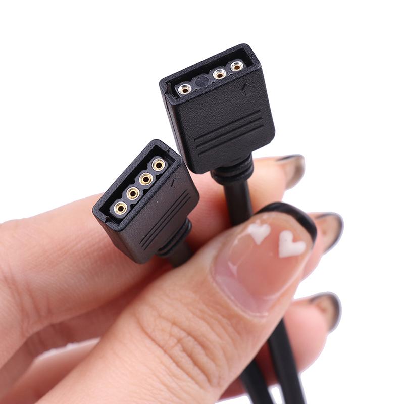 Motherboard Rgb Sync Splitter 12V 4Pin 5V 3Pin Rgb/Argb Sync Hub Transfer Extension Cable Pc Case Accessories