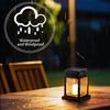 1Pc Outdoor Solar Small Candle Palace Light Warm Yellow Light Garden Decoration Festive Party Atmosphere Light
