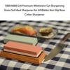 400 1000 3000 8000 Grit Sharpening Stone Double Sided Whetstone Cut Set With Non Slip Bamboo Base and Free Angle Guide