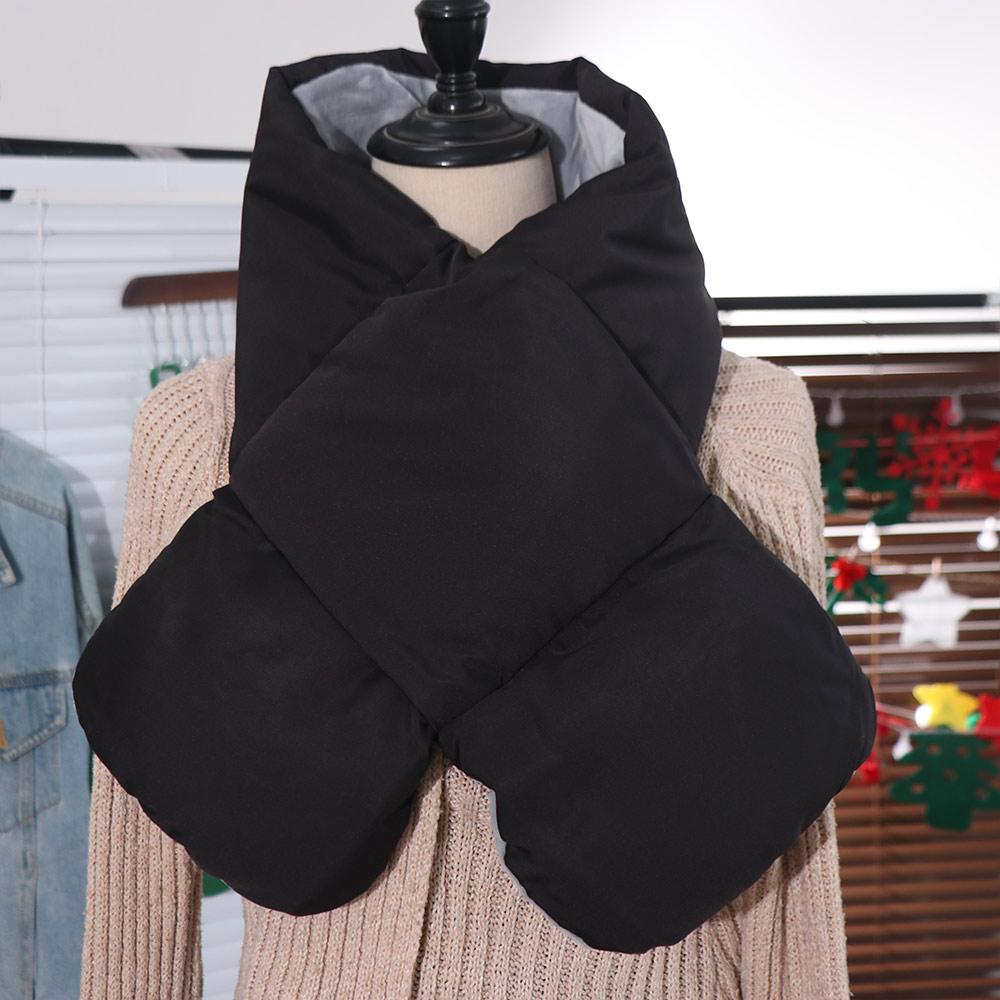 Chubby Winter Scarves Thermal Winter Shawl Scarf Unique Down Neckerchief  Streetwear