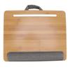 Laptop Table Multifunction Bamboo Lap Desk Bed Tray with Cushion for Reading Writing Playing