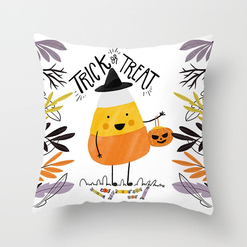 Halloween Pillowcase  Cartoon Devil Pumpkin    Decorative